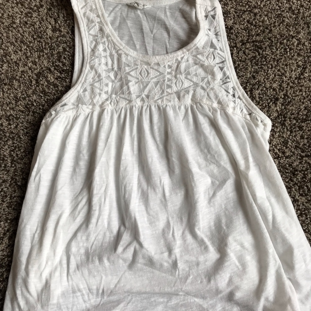 White tank top